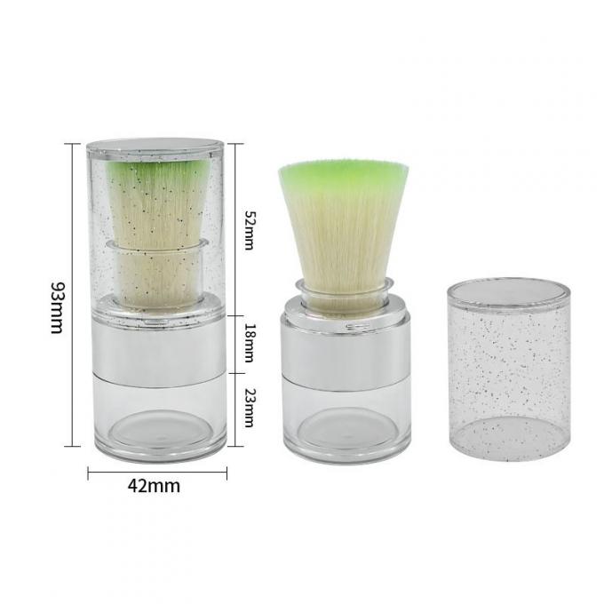 15g Twist Open Clear Loose Powder Case for Sustainable Custom Logo Powder Application 1