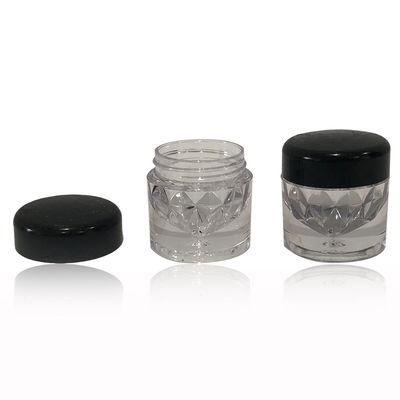 buy Transparent  1-3g Cream Jars Cosmetic Packaging Hygienic Wear Resistance online manufacturer