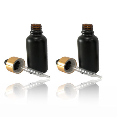 High End Cosmetic Packaging Bottle Black Tincture Bottle Leakage Proof