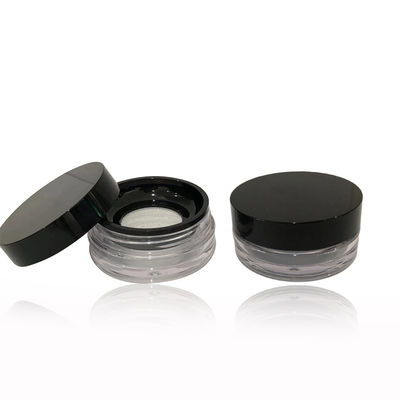 Round ABS / PP Empty Loose Powder Case Private LOGO Lightweight