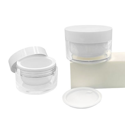 Customizable 50g Diamond Acrylic Jar With Simple Design OEM/ODM Logo Available